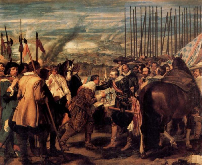 Diego Velazquez Die Ubergabe von Breda.Gesamtbild china oil painting image